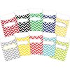 Barker Creek Chevron Peel & Stick Library Pockets Set, Multi-Design, 60/Set 3852